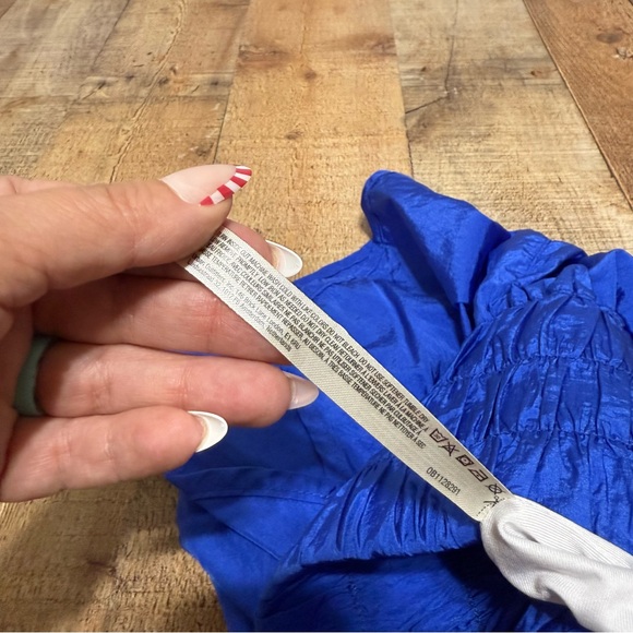 Free People Movement The Way Home Blue Athletic Shorts Built in Panty Women's M - Picture 13 of 14